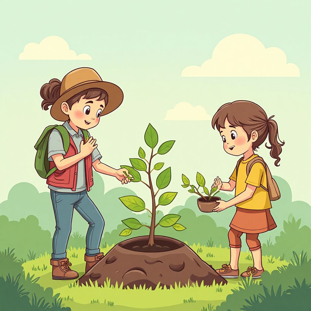 Sustainability Initiatives Illustration